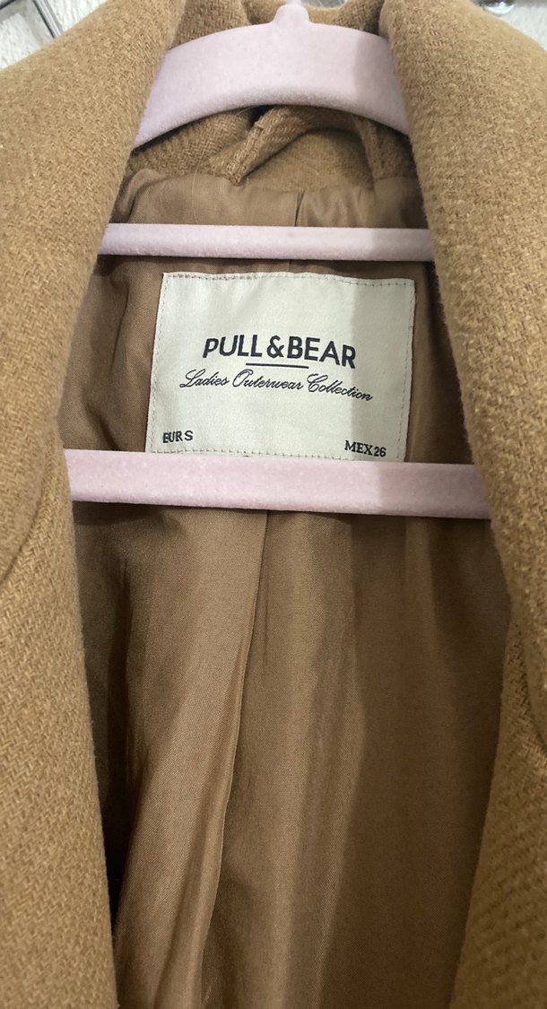 Bej Midi Kadın Yün Kaban - Görsel 2