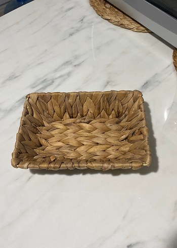 Bej Hasır Saklama Sepeti Seti - Görsel 4