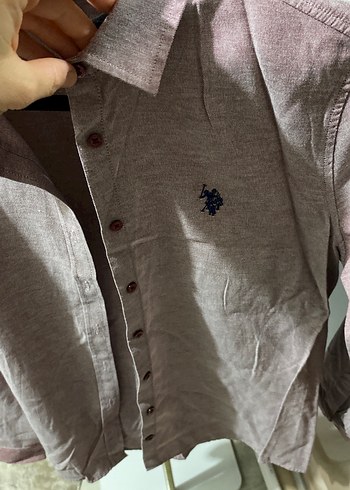 Bej Kadın Keten Uzun Kollu Gömlek - Görsel 5