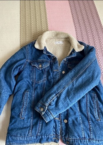 Kadın Mavi Oversize Kot Ceket - Görsel 4