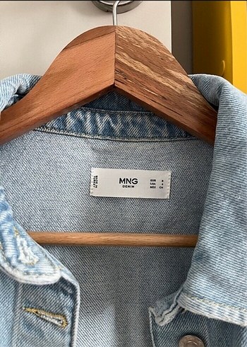 Kısa Kollu Oversize Denim Ceket - Görsel 3