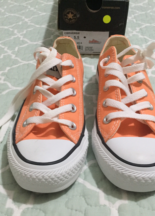 Converse 36 no somon rengi ayakkabı sıfır kutulu