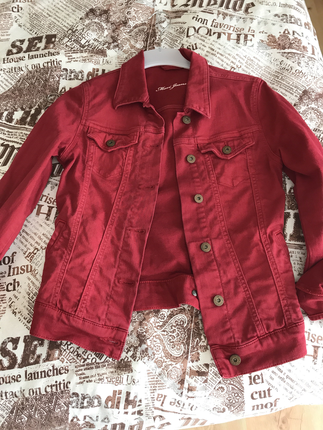 Mavi Mavi jeans bordo xs kot ceket