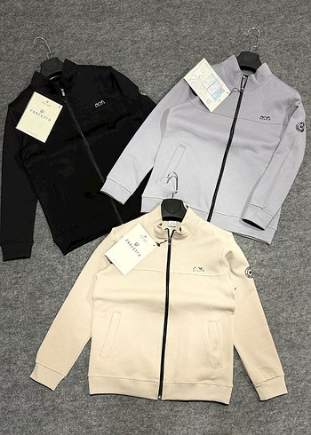 Avva Siyah Fermuarlı Çeket - Görsel 2