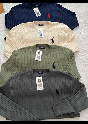 Polo Bisiklet Yaka Kazak - Görsel 2