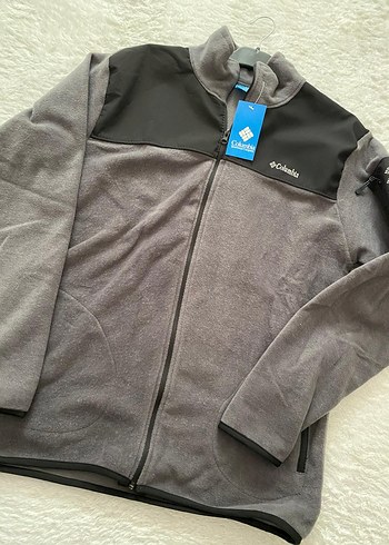 Columbia Siyah Fermuarlı Erkek Ceket - Görsel 7