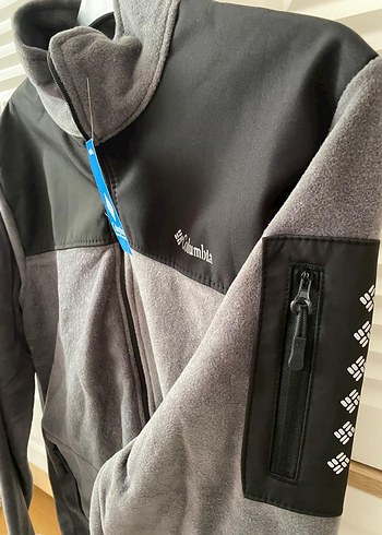 Columbia Siyah Fermuarlı Erkek Ceket - Görsel 6