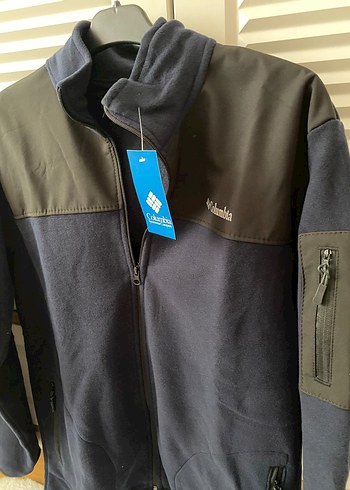 Columbia Siyah Fermuarlı Erkek Ceket - Görsel 5