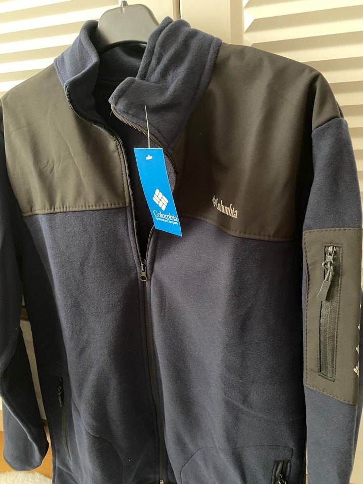 Columbia Siyah Fermuarlı Erkek Ceket - Görsel 5