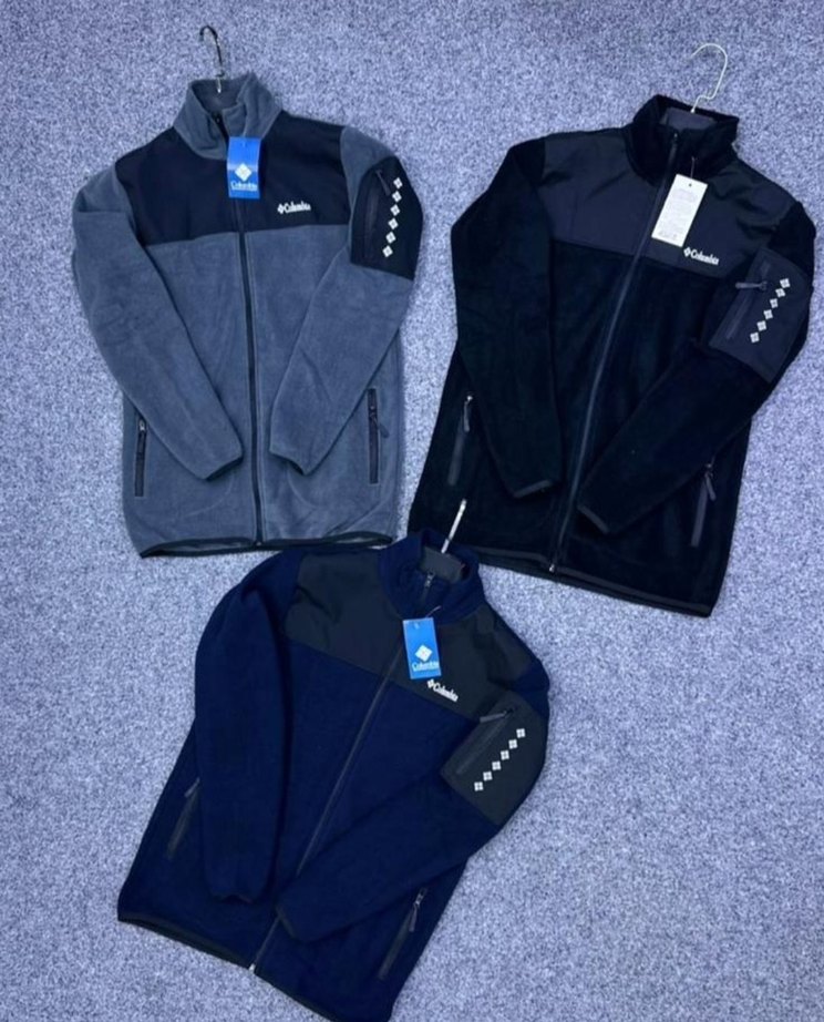 Columbia Siyah Fermuarlı Erkek Ceket - Görsel 2