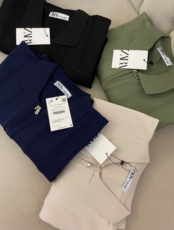 Zarif Fermuarlı Erkek Polo Tişörtü - Görsel 2