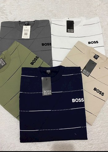 BOSS Erkek Lacivert Sweatshirt orjinal etiketli - Görsel 6