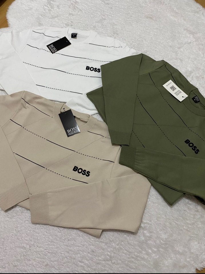 BOSS Erkek Lacivert Sweatshirt orjinal etiketli - Görsel 3