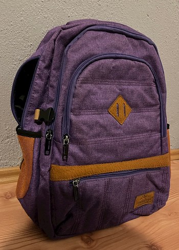 cambridge polo mor sırt çantası - Görsel 4