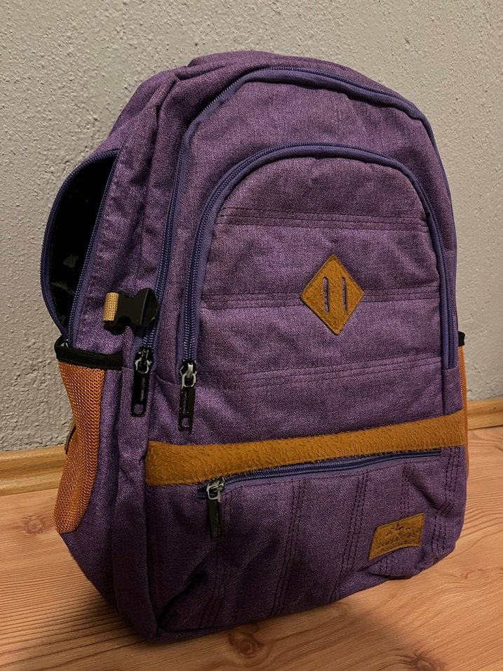 cambridge polo mor sırt çantası - Görsel 4