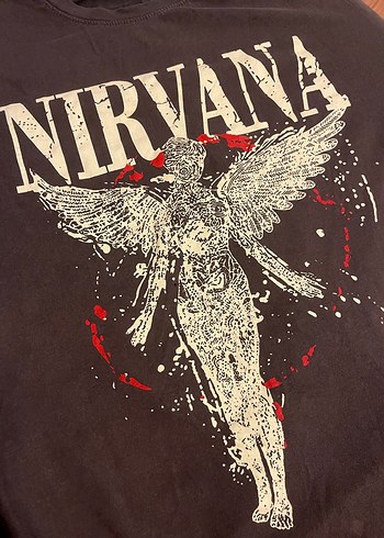 nirvana tişört y2k - Görsel 2