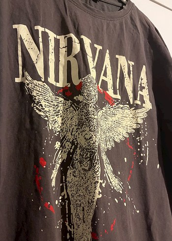 nirvana tişört y2k - Görsel 3