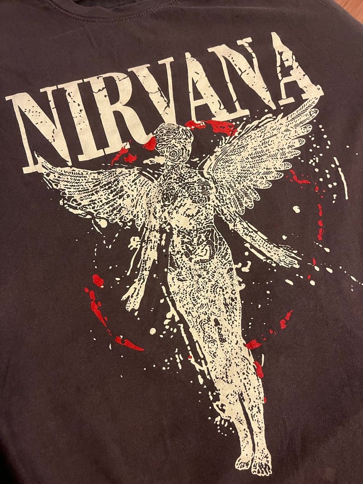 nirvana tişört y2k - Görsel 2