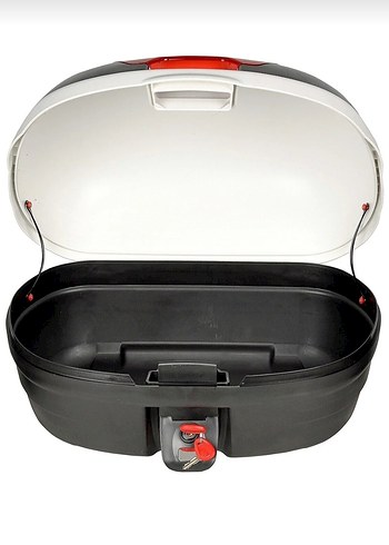 Beyaz Minimalist Motosiklet Bagajı - Görsel 4