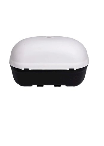 Beyaz Minimalist Motosiklet Bagajı - Görsel 5