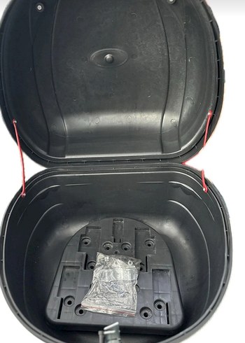 Siyah Mat Motosiklet Bagajı 35 lt - Görsel 4