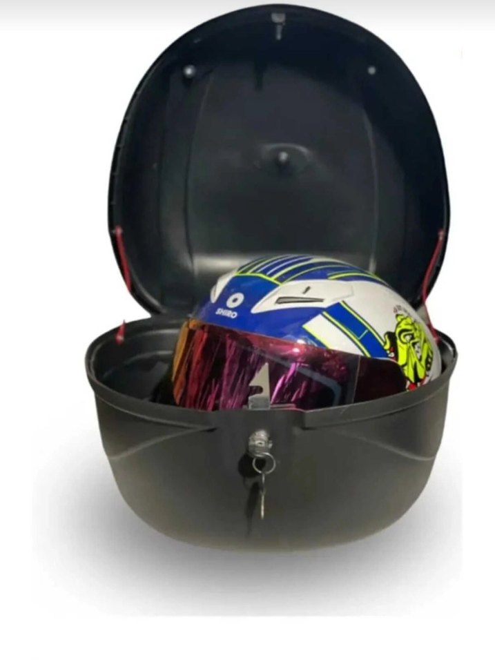 Siyah Mat Motosiklet Bagajı 35 lt - Görsel 3