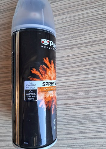 Polisan Akrilik Sprey Boya Siyah mat - Görsel 5