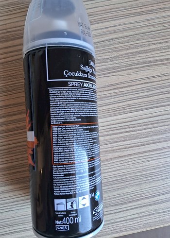 Polisan Akrilik Sprey Boya Siyah mat - Görsel 4