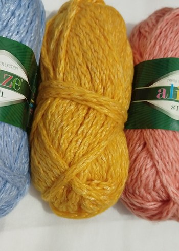 Alize Stil Bohem Tarzlı El İşi İpliği 4 adet - Görsel 2