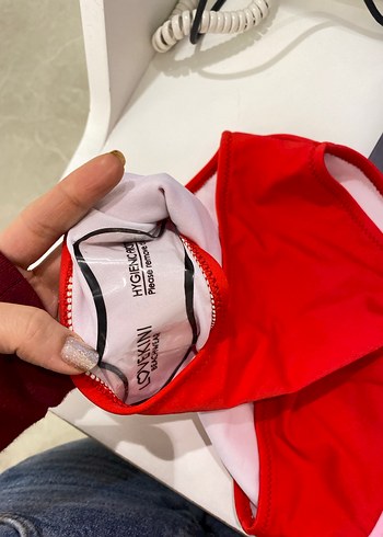 Gül detaylı mayokini - Görsel 6