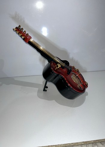 Siyah Gitar Şeklinde Müzik Kutusu - Görsel 5