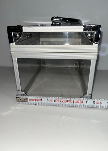 Şeffaf Beyaz Makyaj Düzenleyici Kutusu - Görsel 6