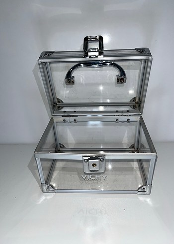 Şeffaf Beyaz Makyaj Düzenleyici Kutusu - Görsel 7