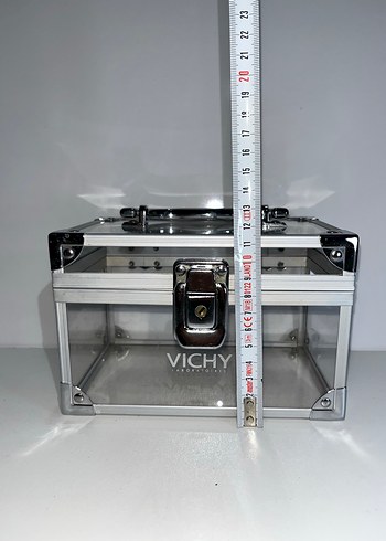 Şeffaf Beyaz Makyaj Düzenleyici Kutusu - Görsel 5