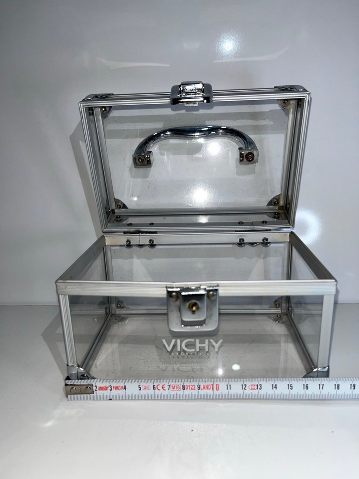 Şeffaf Beyaz Makyaj Düzenleyici Kutusu - Görsel 4