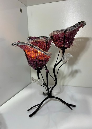 Mor Dekoratif Mumluk Seti - Görsel 3