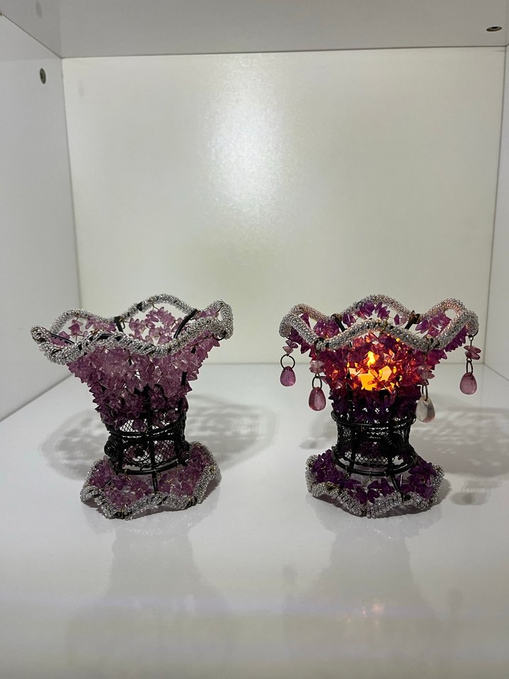 Mor Dekoratif Mumluk Seti - Görsel 5