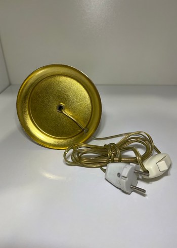 Ahşap ve Metal Masa Lambası Beyaz Işık - Görsel 5