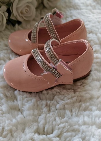 Pembe Tokalı Yılan Desenli Kız Babet - Görsel 4