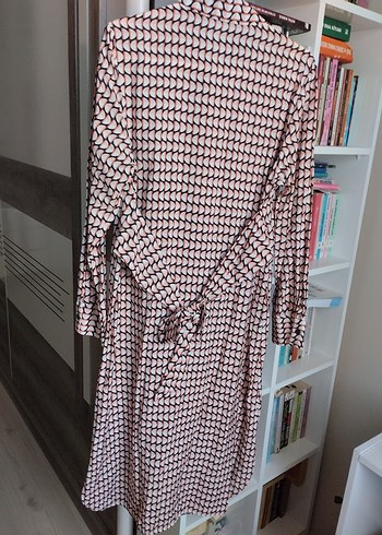 Düğmeli Uzun Hamile Tunik Gömlek - Görsel 2