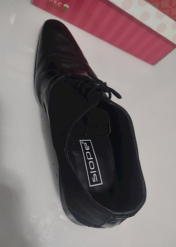 Erkek Siyah Klasik Bağcıklı Ayakkabı - Görsel 4