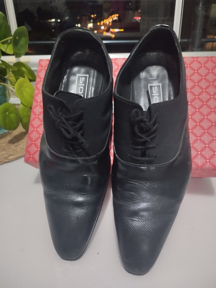 Erkek Siyah Klasik Bağcıklı Ayakkabı - Görsel 2