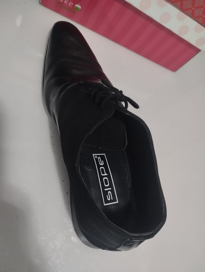 Erkek Siyah Klasik Bağcıklı Ayakkabı - Görsel 4