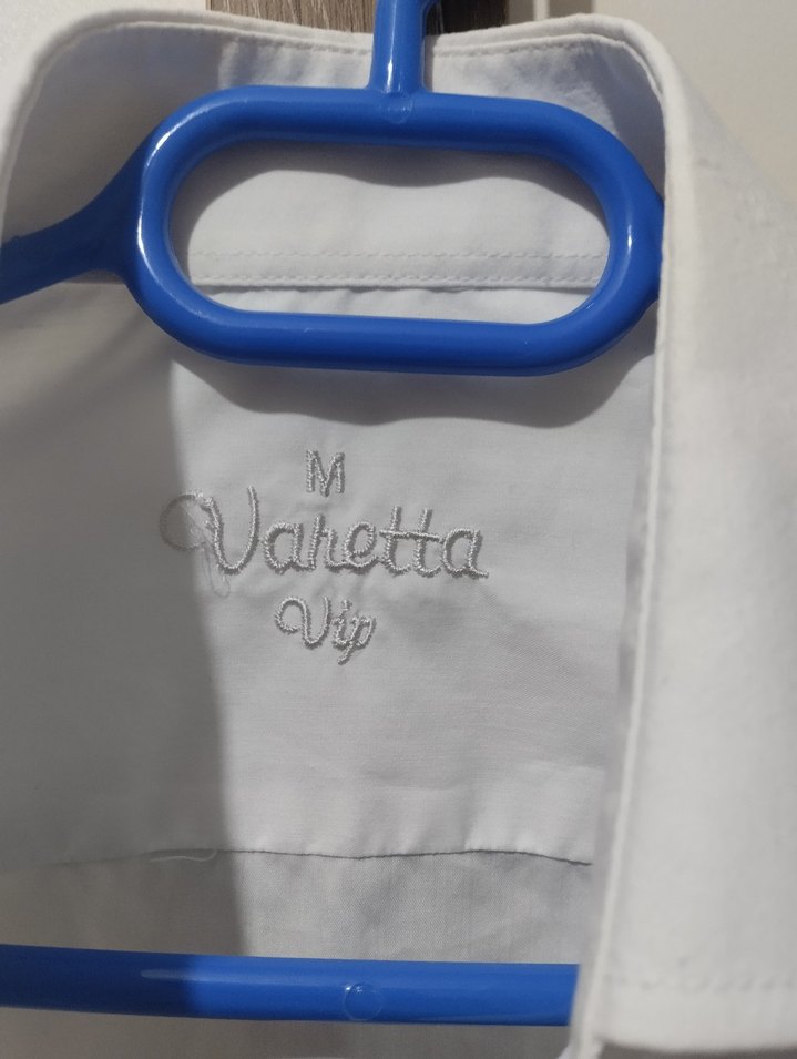 Erkek Beyaz Pamuklu Düğmeli Gömlek - Görsel 3