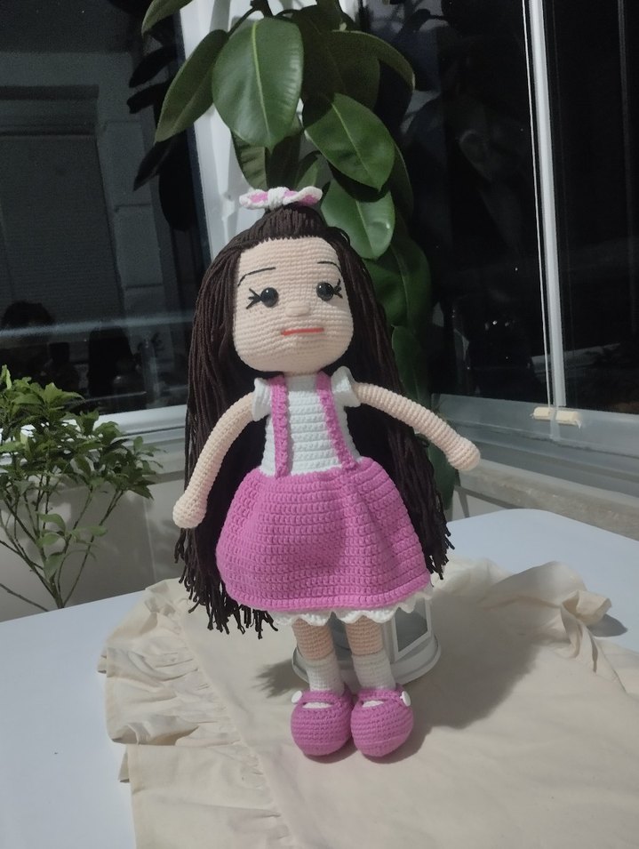 Pembe El Örgüsü Bebek - Görsel 4