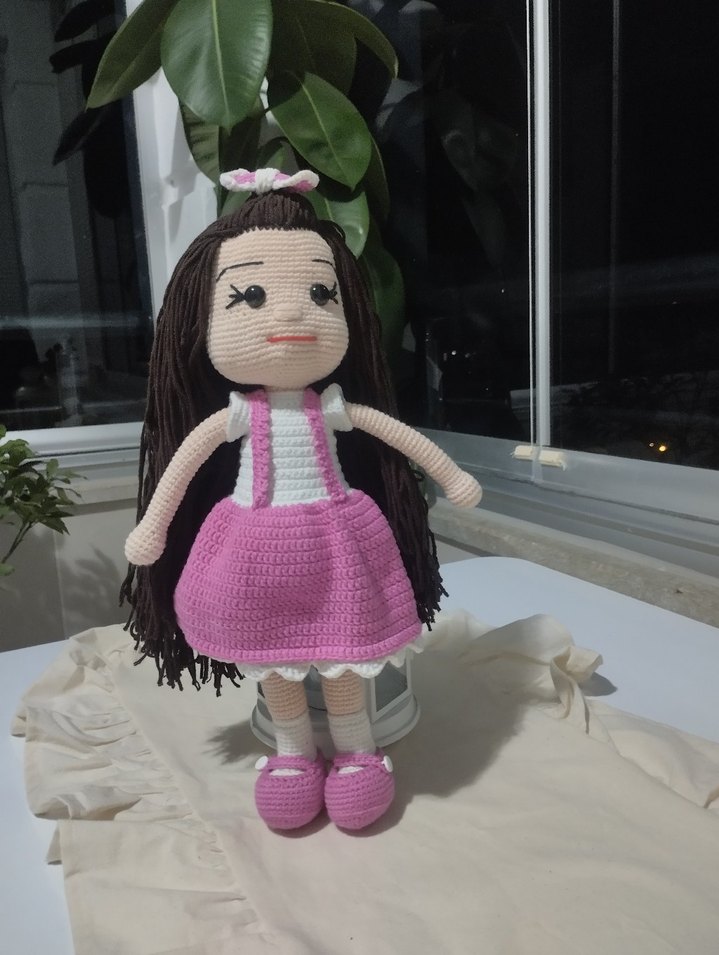 Pembe El Örgüsü Bebek - Görsel 3