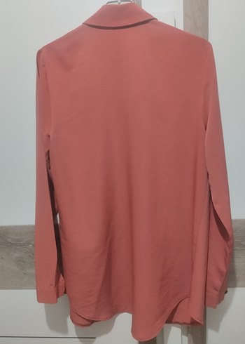 Bej Düğmeli Kadın Gömlek - Görsel 2