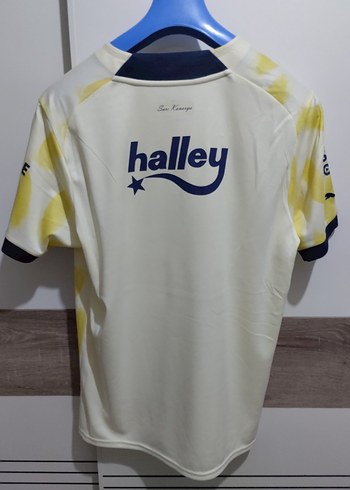 Sarı Batik Desenli V Yaka Erkek Tişört - Görsel 2