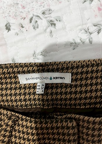 Kahverengi Kadın Kumaş Pantolon - Görsel 2