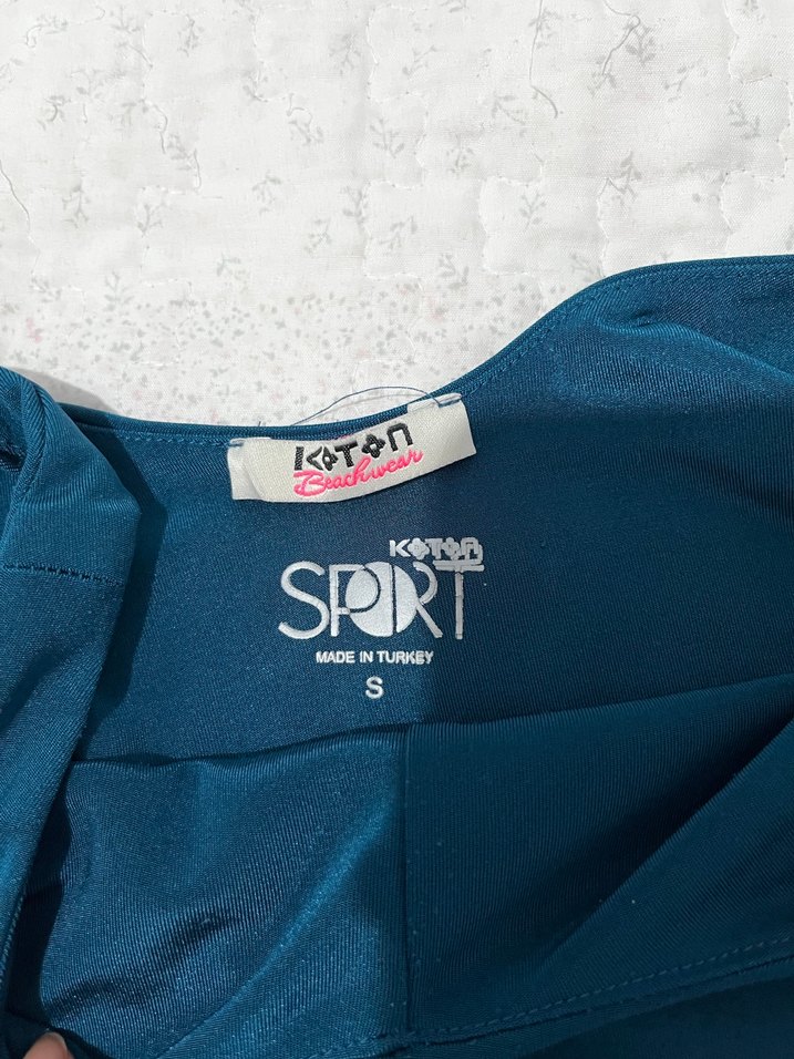 Lacivert Spor Sütyeni Midi Boy - Görsel 2